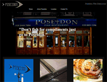 Tablet Screenshot of poseidonfishrestaurant.co.uk